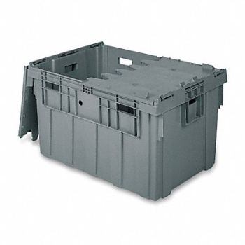 BUCKHORN Atch Lid Ctr Light Gray Solid IndGrdPoly, 3FY66