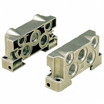 SPEEDAIRE End Plate Kit 5599-1 ISO 1 Manifolds, 3FZZ2