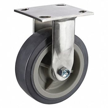 GRAINGER APPROVED Standard Plate Caster Rigid 900 lb., 3G104