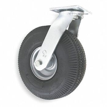 GRAINGER APPROVED Plate Cstr w/ Pneumatic Whls Swvl 350lb, 3G149