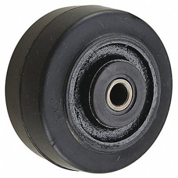 GRAINGER APPROVED RBBR Tread on Iron Core Wheel 4, 3G266