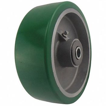 GRAINGER APPROVED PUR Tread Al Core Wheel, 3G273