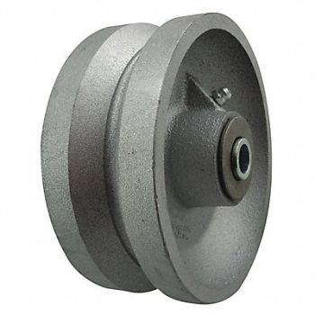 GRAINGER APPROVED V-Groove Track Wheel 5 Wheel Dia, 3G299