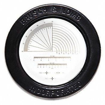 BAUSCH LOMB Magnifier Measuring Scale 3/4 in, 3G997