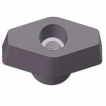 INNOVATIVE COMPONENTS Hand Knob Through Hole #10-24, 3GEH6