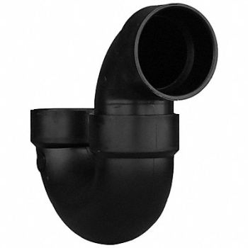GRAINGER APPROVED P-Trap 3 in Socket Schedule 40 Socket, 3GUP3