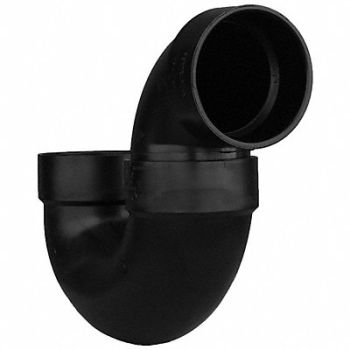 GRAINGER APPROVED P-Trap with Solvent Weld Joint 4 x 4 in, 3GUR7