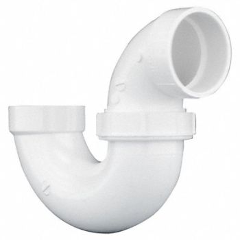 GRAINGER APPROVED P-Trap with Union Schedule 40 2 in, 3GUR9