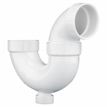 GRAINGER APPROVED P-Trap with Cleanout Schedule 40 2 in, 3JWF2