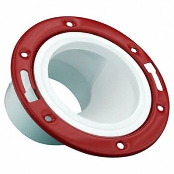 GRAINGER APPROVED Offset Closet Flange 4 in 3 in Pipe Size, 3GUU2