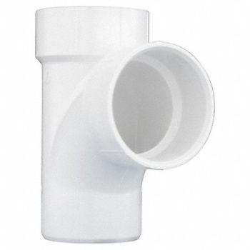 GRAINGER APPROVED Sanitary Street Tee Schedule 40 3 in, 3GUU3