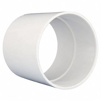 GRAINGER APPROVED Coupling Schedule 40 8 in Socket White, 3GUV2