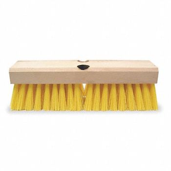 TOUGH GUY Scrub Brush 10 in L Beige, 3H382