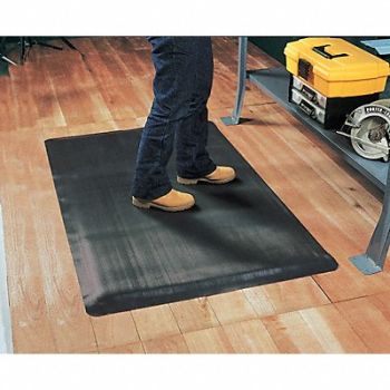 NOTRAX Antifatigue Mat Black 3ft. x 5ft., 5MDL7