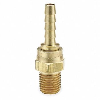 PARKER Barbed Hose Fitting Hose ID 3/8 NPT, 3HCC6