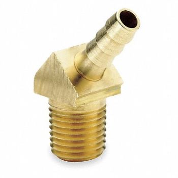 PARKER Barbed Hose Fitting Hose ID 1/4 NPT, 3HCD7