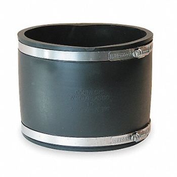 GRAINGER APPROVED Flexible Coupling PVC 5 in For Pipe Size, 3HCZ3