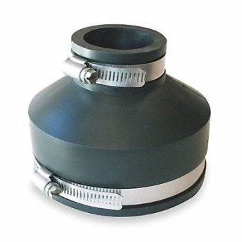GRAINGER APPROVED Flexible Coupling PVC 6 x 3 in Pipe Size, 3HCZ5