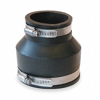 GRAINGER APPROVED Flexible Coupling PVC 6 x 5 in Pipe Size, 3HCZ7