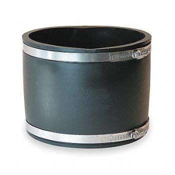 GRAINGER APPROVED Flexible Coupling PVC 6 in For Pipe Size, 3HCZ8