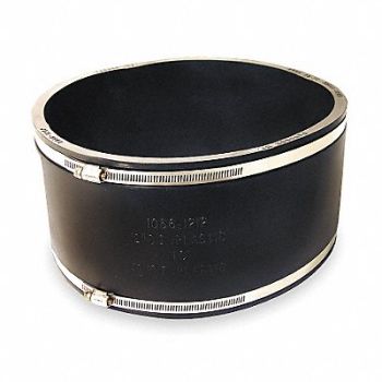 GRAINGER APPROVED Flexible Coupling PVC 18 For Pipe Size, 3HDA8