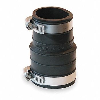 GRAINGER APPROVED Flexible Coupling PVC 1 1/2 Pipe Size, 3HDC3