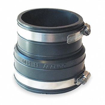 GRAINGER APPROVED Flexible Coupling PVC 3 in For Pipe Size, 3HDC5