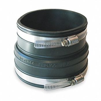 GRAINGER APPROVED Flexible Coupling PVC 4 in For Pipe Size, 3HDC6
