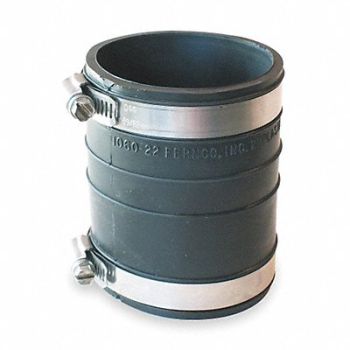 GRAINGER APPROVED Flexible Coupling PVC 2 in For Pipe Size, 3HDC8