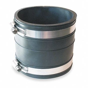 GRAINGER APPROVED Flexible Coupling PVC 3 in For Pipe Size, 3HDC9