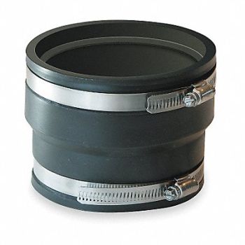 GRAINGER APPROVED Flexible Coupling PVC 6 in For Pipe Size, 3HDD2