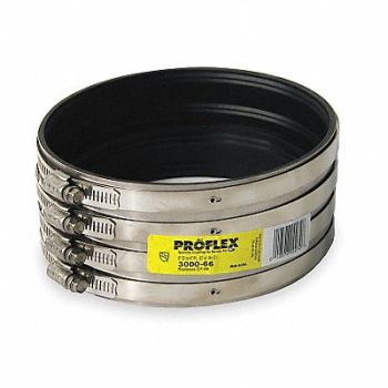 GRAINGER APPROVED Coupling Neoprene 6 in For Pipe Size, 3HDD7