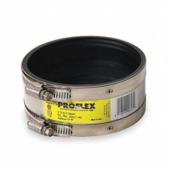 GRAINGER APPROVED Couplimg Neoprene 4 in For Pipe Size, 3HDE5