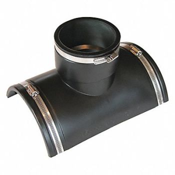 GRAINGER APPROVED Flexible Tap Saddle Tee PVC 6 Pipe Size, 3HDF1