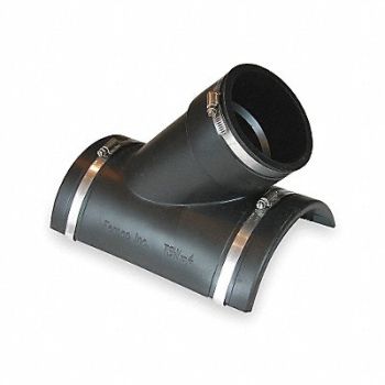 GRAINGER APPROVED Flexible Tap Saddle Wye PVC 4 Pipe Size, 3HDF3