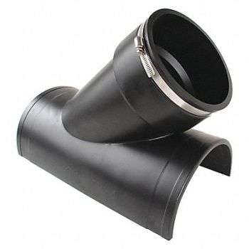 GRAINGER APPROVED Flexible Tap Saddle Wye PVC 6 Pipe Size, 3HDF4
