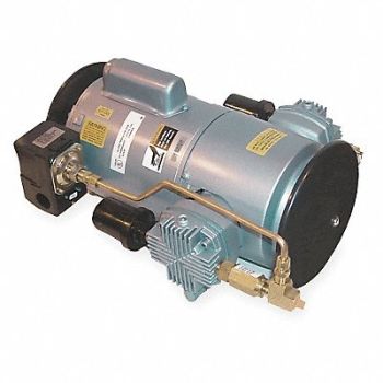 GAST Piston Air Compressor 1 hp Tankless, 3HDG8