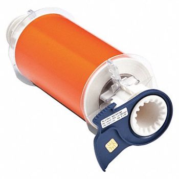 BRADY D9054 Tape Orange 50 ft L 6 in W, 3HET5