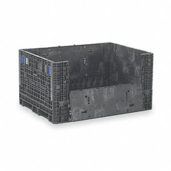 ORBIS Clps Bulk Ctr Black Solid 62 1/2 in, 3HFJ6