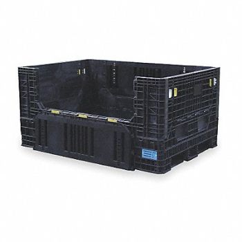 ORBIS Clps Bulk Ctr Black Solid 70 in, 3HFJ8