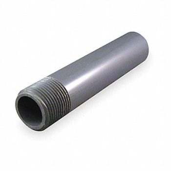 GRAINGER APPROVED Nipple 1/2 In 2 In L PVC Gray, 3HFP2