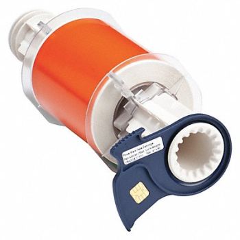 BRADY D9018 Tape Cartridge Orange 50 ft L 4 in W, 3HGD6