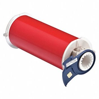 BRADY D9021 Tape Cartridge Red 50 ft L 8 in W, 3HGD7