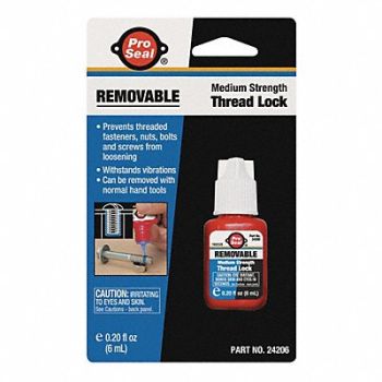 PRO SEAL Removable Threadlocker 6mL Bottle Blue, 3HHH9