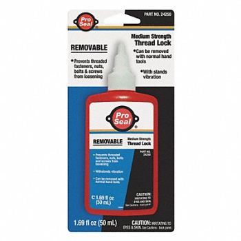PRO SEAL Removable Threadlocker 50mL Bottle Blue, 3HHJ1