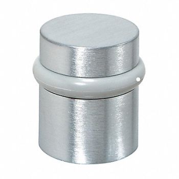 ROCKWOOD Door Stop Floor-Mount Polished Chrome, 3HHZ1