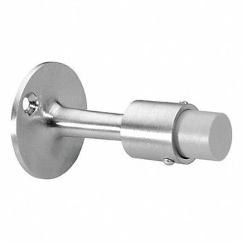 ROCKWOOD Rigid Door Stop Wall Mount Satin Chrome, 20KA61