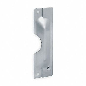 ROCKWOOD Latch Guard Satin for 3-1/2 in Dia.Lock, 3HJA3