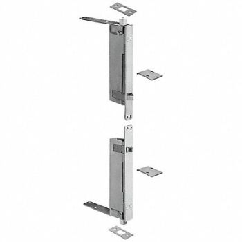 ROCKWOOD Automatic Flush Bolt Satin Chrome, 3HJD3