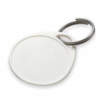 LUCKY LINE PRODUCTS Label-It Tag with Ring White PK25, 3HJT5